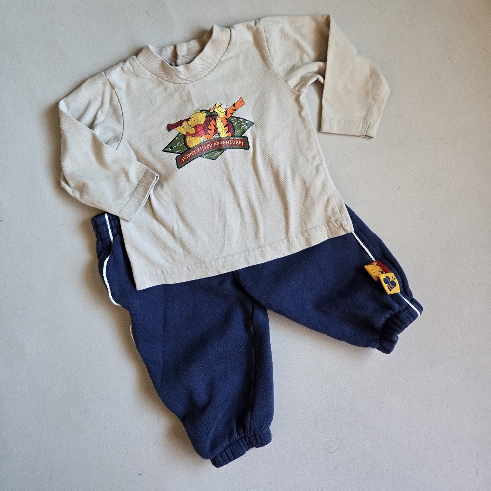 Vintage Winnie The Pooh Matching Set